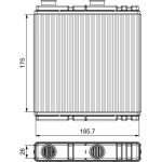 Wärmetauscher, Innenraumheizung | 811543