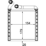 Wärmetauscher, Innenraumheizung | AH 223 000S