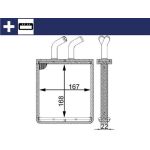 Wärmetauscher, Innenraumheizung | AH 55 000S