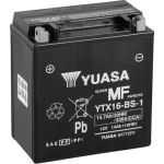 Yuasa MF VRLA Batterie COMBIPACK | offen, mit Säurepaket | YTX16-BS-1