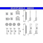 Zubehörsatz, Feststellbremsbacken | 03.0137-9333.2
