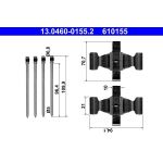Zusatzsatz, Scheibenbremsbelag | 13.0460-0155.2