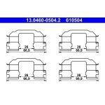 Zusatzsatz, Scheibenbremsbelag | 13.0460-0504.2