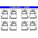 Zusatzsatz, Scheibenbremsbelag | 13.0460-0507.2